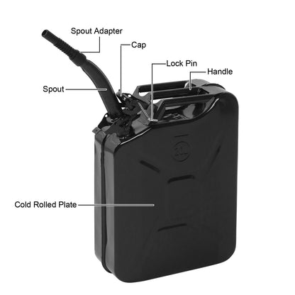 5.28gal Heavy-Duty Iron American Oil Drum with 06mm Spout & Handle