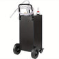 VEVOR 35 Gallon Fuel Caddy with Wheels - Portable Gas Storage Tank & Transfer Pump